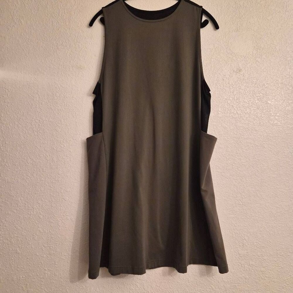 Lucy Olive Khaki Military Green Athleisure Dress Comfy Travel Essential Summer